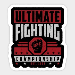 UFC Glove Icon Vector Sticker